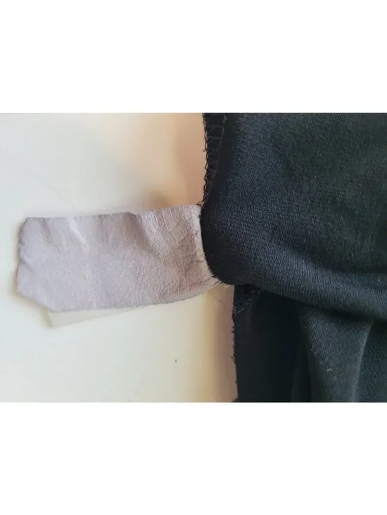 Susan Lawrence Y2K Black Tank Shell Cami Slinky Knit Top Womens S Lace Trim - Picture 12 of 12